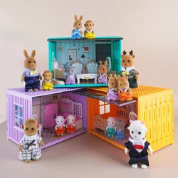 Simulation kitchen Toys 1 12 Scale Dollhouse Furniture Container Miniature Bathroom Bedroom Living Room Scene Decoration