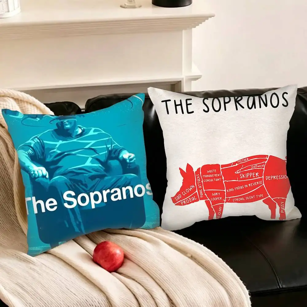 

TV The S-Sopranos-S Pillowcase for Sofa Room Office Decor Printing Protector Cushion Cover Valentine gift Custom