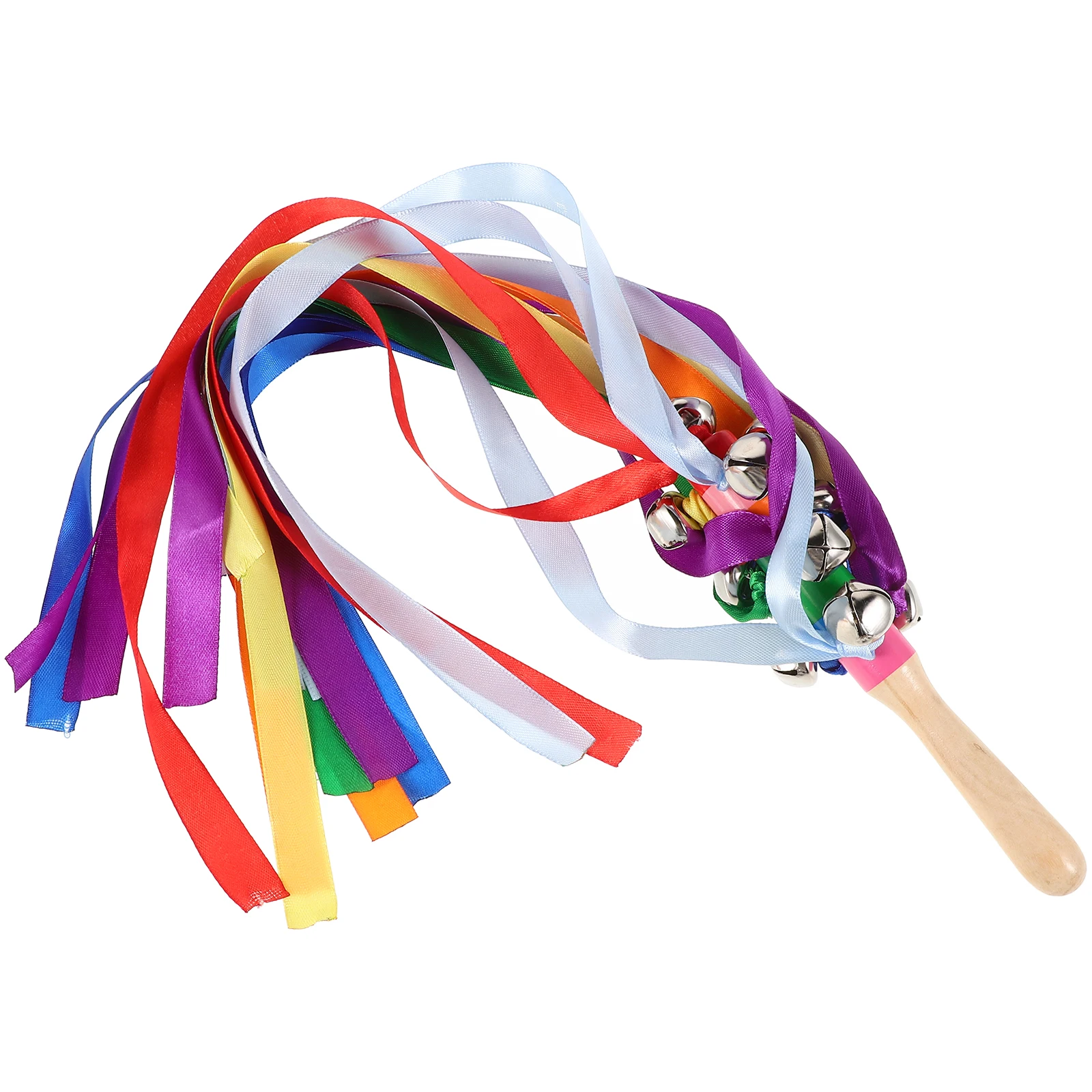 

1pcs Dance Streamers Outdoor Toys Twirling Wands Spiral Stick Gym Equipment Silk Rainbow Ribbon Stick Ribbon