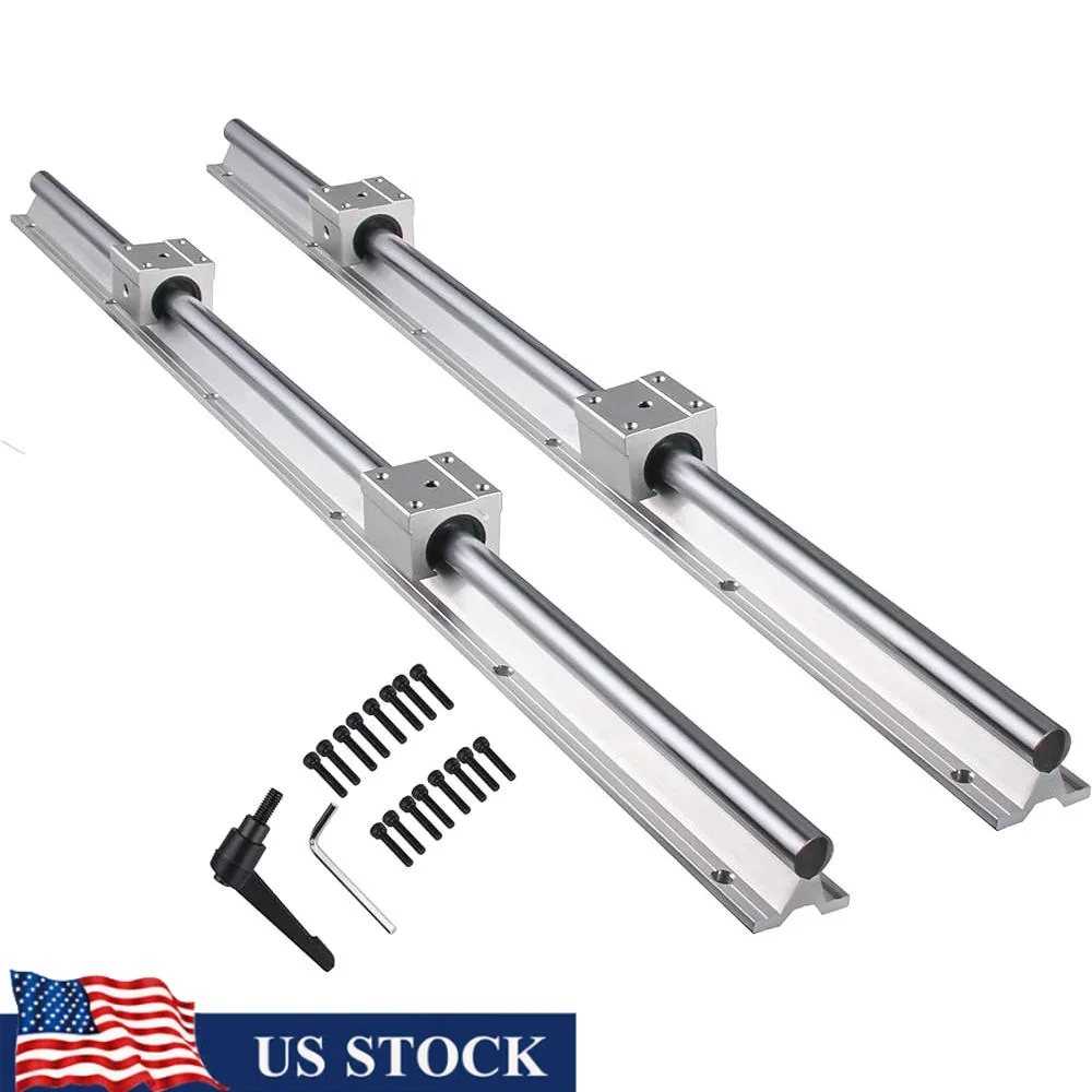 

Линейная направляющая SBR20 800 мм Линейные направляющие и подшипники 4X SBR20UU Блоки подшипников каретки Высокоточная система движения