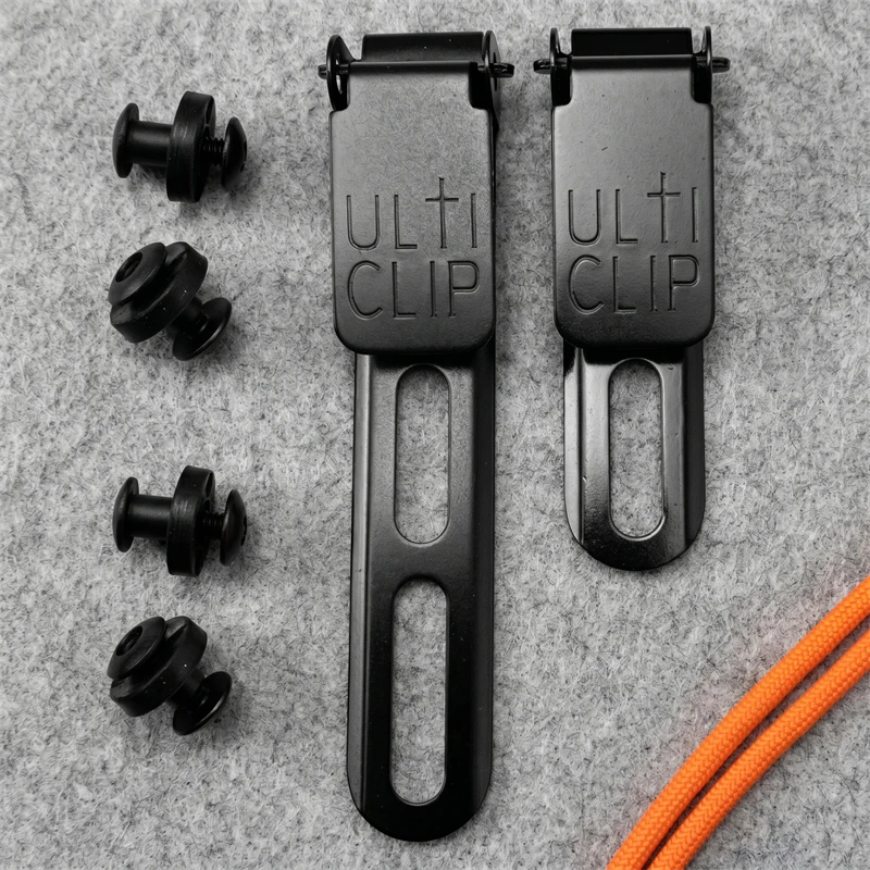 Stainless steel Kydex knife sheath belt clip EDC knife retention clip Knife sheath/gun holster DIY fixture With screws