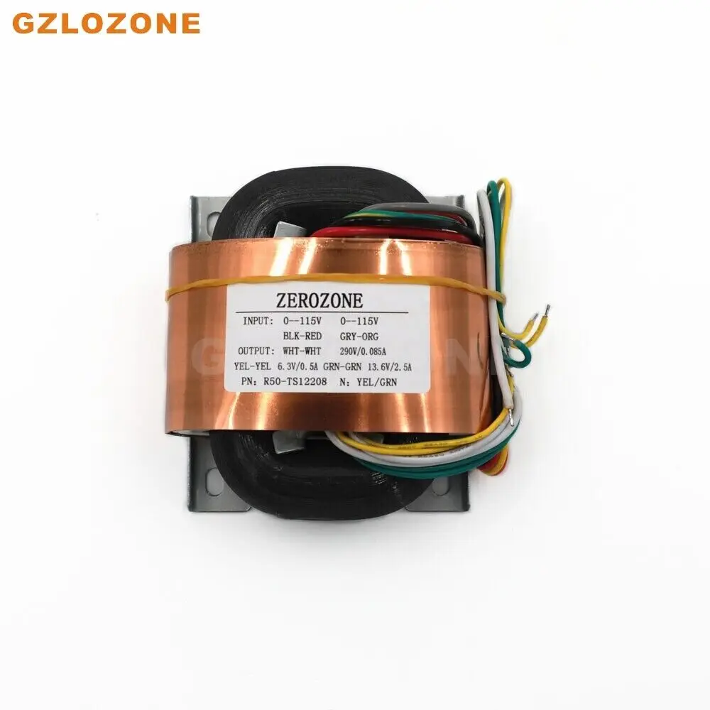 

65VA R-core Power Transformer 0-115V 0-115V To 290V +6.3V +13.6V (B6-82)