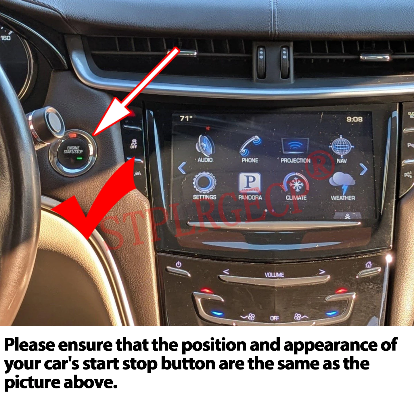 For Cadilla XTS 2013-2018Accessories Car Stop Start Engine System Off Device Control Sensor Plug Stop Cancel LH RH