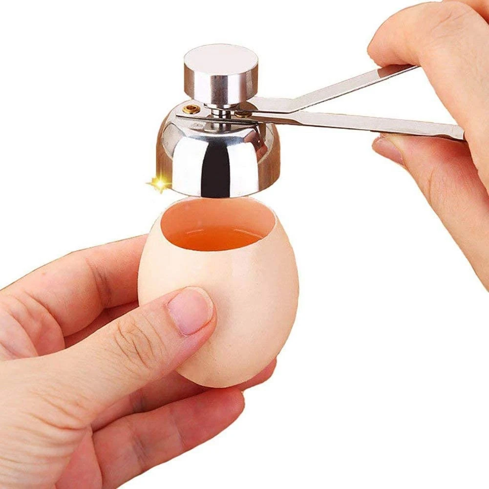 A45I Egg Cutters, Egg Topper Egg Slicer Kitchen Tool Egg Cracker Remover Egg Shells Separator for Hard Soft Boiled Eggs
