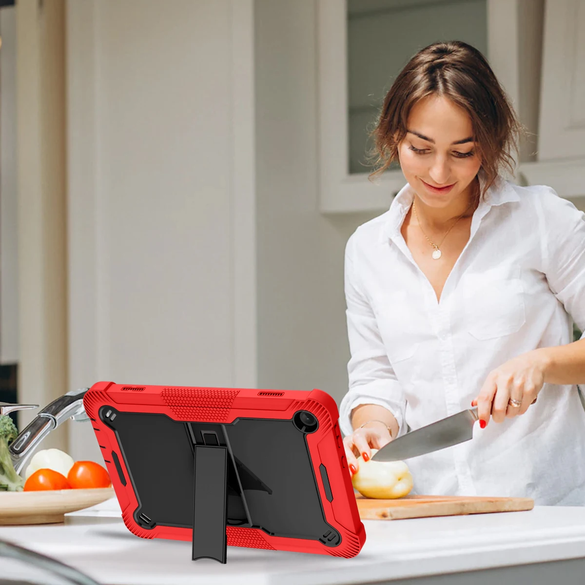 For Lenovo Tab M10 3rd Gen 10.1 Inch TB328FU TB328XU Case Armor Stand Cover for Lenovo M10 3rd Generation 10.1 2022 Coque Funda