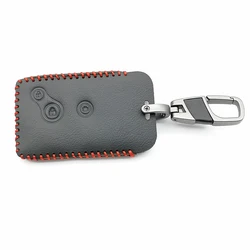 3 Buttons Smart Remote Hot Sale 100% Leather Key Case Shell Fob For Nissan Teana (Old Model) Key Protect Cover Accessories