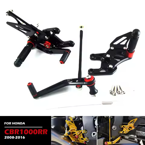 High Quality Motorcycle Modified Rearset Footpeg Accessories For HONDA CBR1000RR 08-16 Foot Pegs Rest Rearset Rear Set Footrest