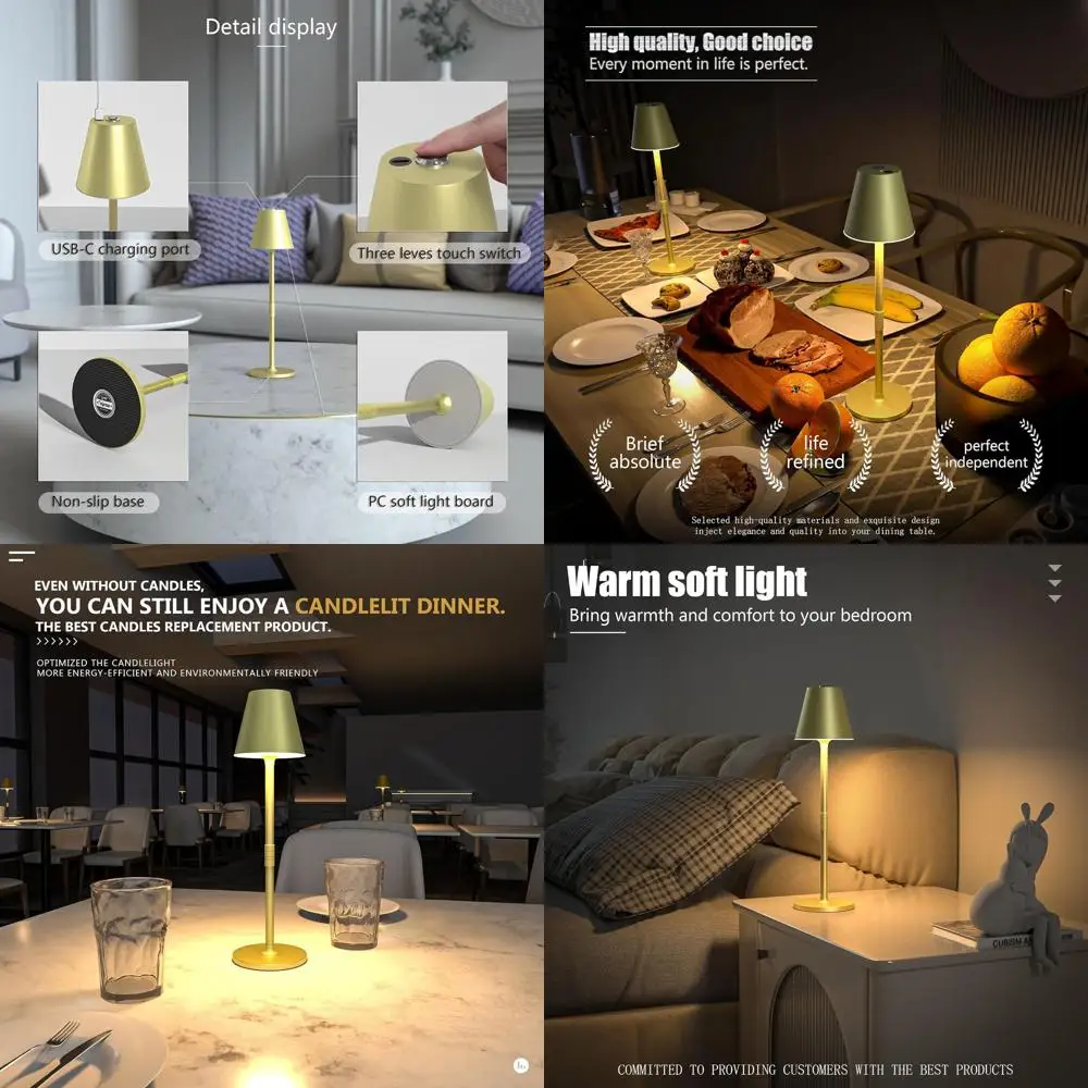 4-Pack Rechargeable…