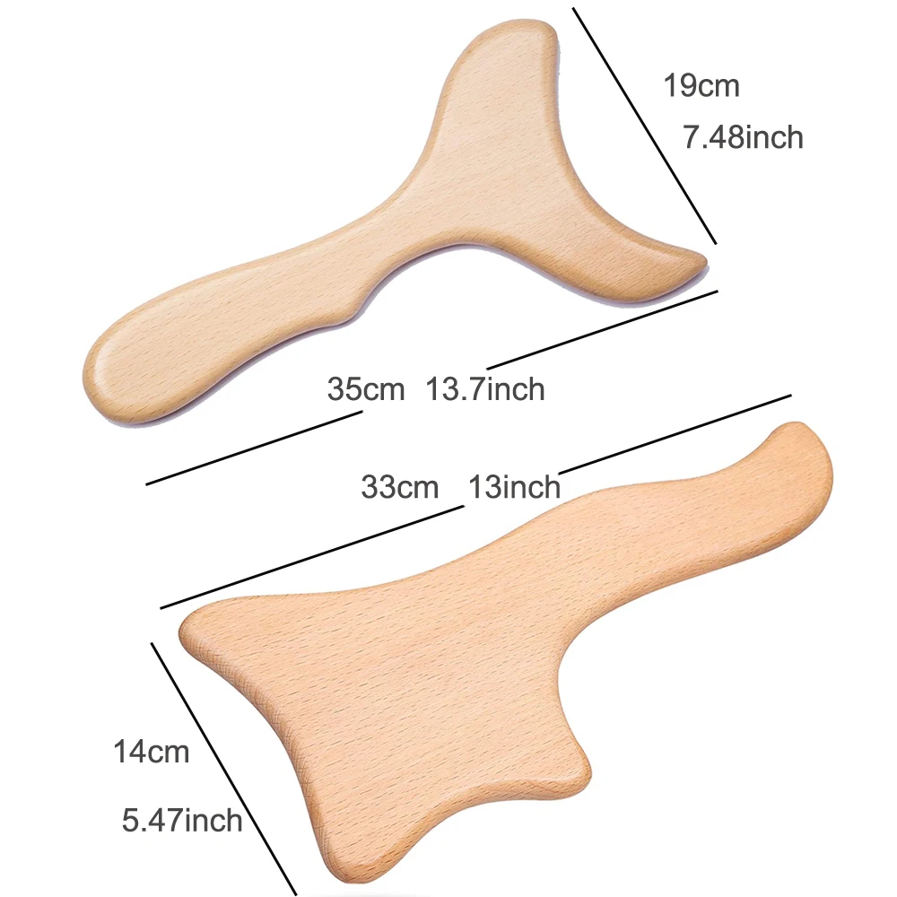 Wooden Lymphatic Drainage Massager Wood Therapy Massage Tool Body Sculpting Tool for Maderotherapy,Anti-Cellulite,Muscle Release