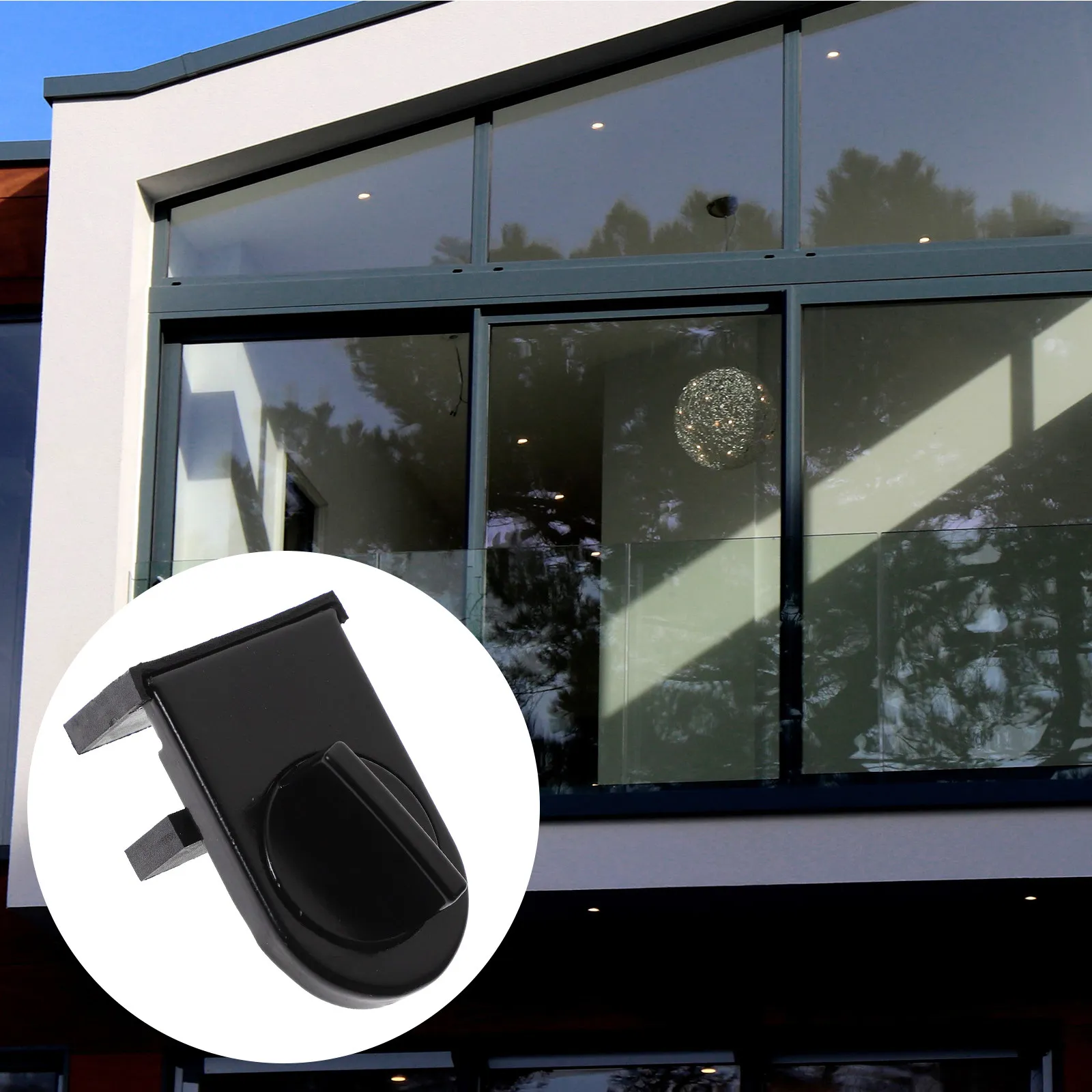 

Замок для раздвижных дверей с защитой от детей, утолщенный из алюминиевого сплава, замок безопасности для раздвижных окон, детские замки безопасности для окон