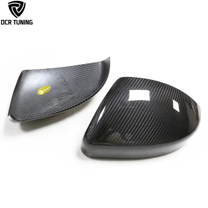 

For Land Rover Range Rover Evoque/Discovery Freelander for Jaguar F-pace Dry Carbon Fiber Rearview Mirror Cover Add on 2014+