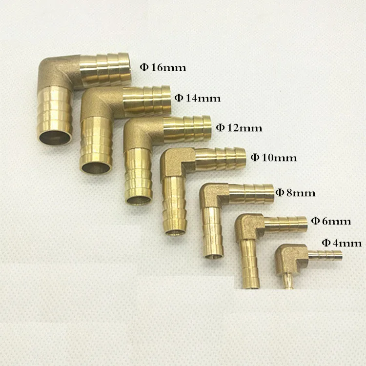 Brass Splicer Pipe Fitting  T X Y U Type Hose Barb 4mm 6mm 8mm 10mm 12mm Copper Barbed Connector Joint Coupler Adapter