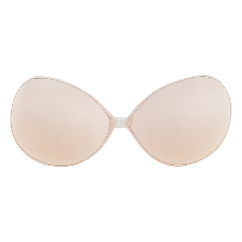 Sexy Sujetador Damen-BH, unsichtbarer Push-Up-BH, selbstklebender Silikon-nahtloser Frontverschluss, klebriger, rückenfreier, trägerloser BH