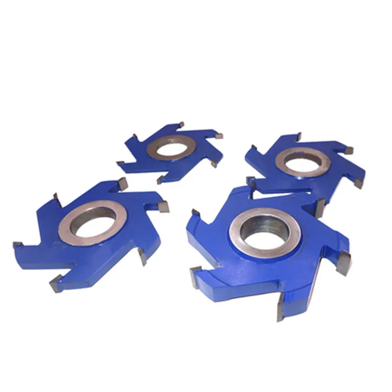Six Blades Woodworking Machine Molding Cutter Slot Groove Cnc Router Bit Milling Cutter Spindle Model Tool For Slotting