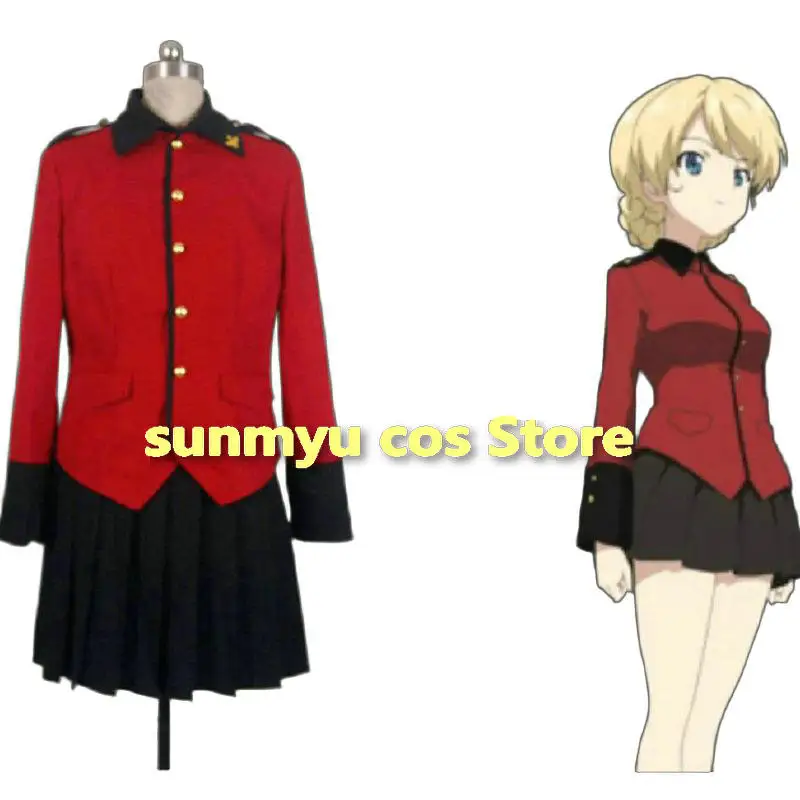 

Girls und Panzer Gloriana Cosplay Costume Custom Size Jogakuin Girls Unifrom