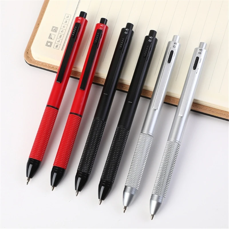 Multicolor Ballpoint Pen 4-Colors-in-1 Multicolor Pen 1.0MM Smooth to Write Retractable Metal Ballpoint Pen for Office