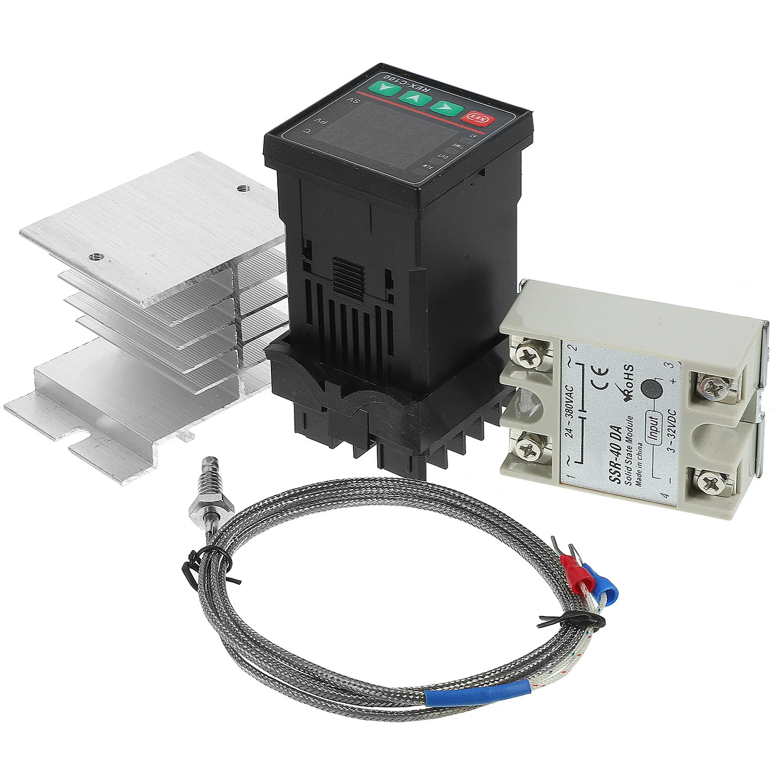 

4Pcs Digital Temperature Controller - Thermostat Ssr Output K Type Thermocouple Sensor Precision Control