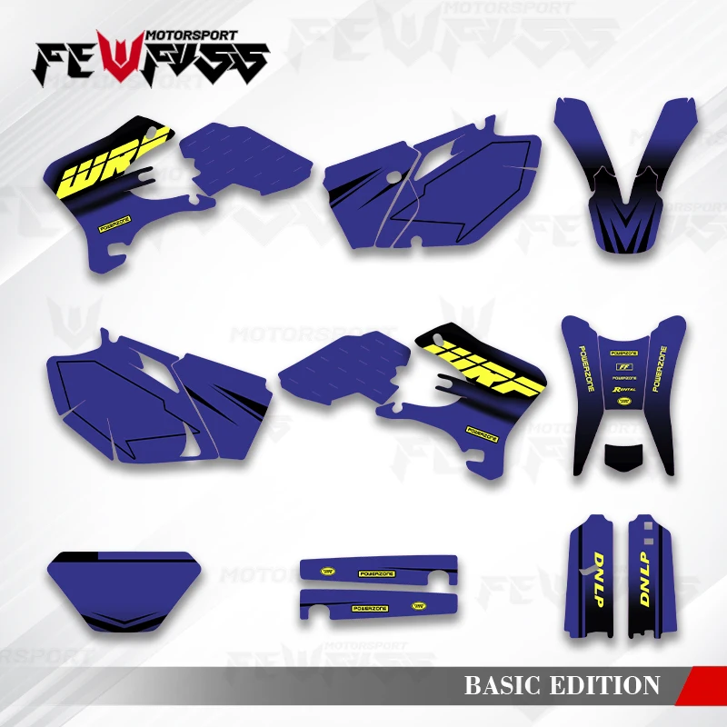 

Fewfuss Graphics Decals Stickers Motorcycle Background Custom For YAMAHA WRF250 450 2003 2004 WRF 250 2005 2006 WRF450 004