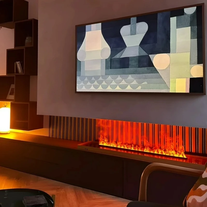 Versand des elektronischen Kamins mit LED-Licht