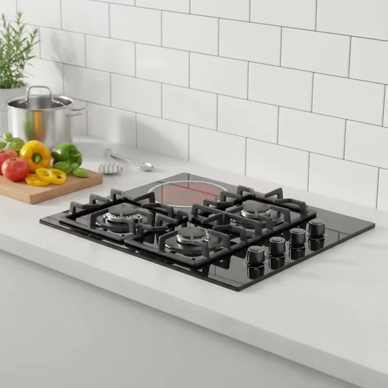 Portable 4 Burner Induction Cooktop Electric Stove for Home Commercial Kitchen Countertop Appliance Gas Style Heating Unit