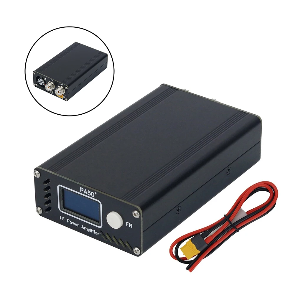 PA50-3 Third For Generation 50W HF Power Amp for 3.5MHz to 30MHz with Automatic T/R Switching Even Without PTT Button Press