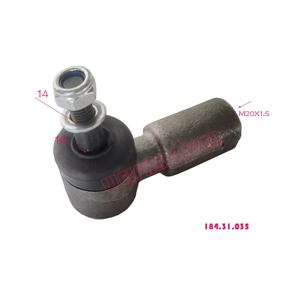 184.31.035 , hydraulic steering cylinder joint for Jinma JM184 - JM284