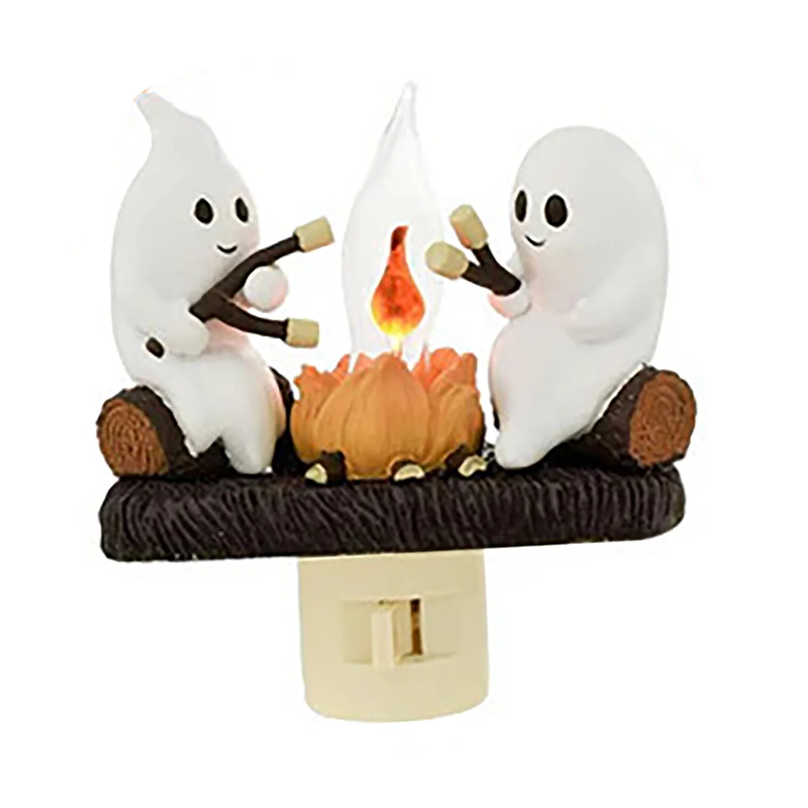 ضوء ليلي لهب وامض LED ديكور فريد من نوعه عالي الكفاءة ضوء دافئ شبح المعسكر ضوء الليل لعائلة الأصدقاء #5