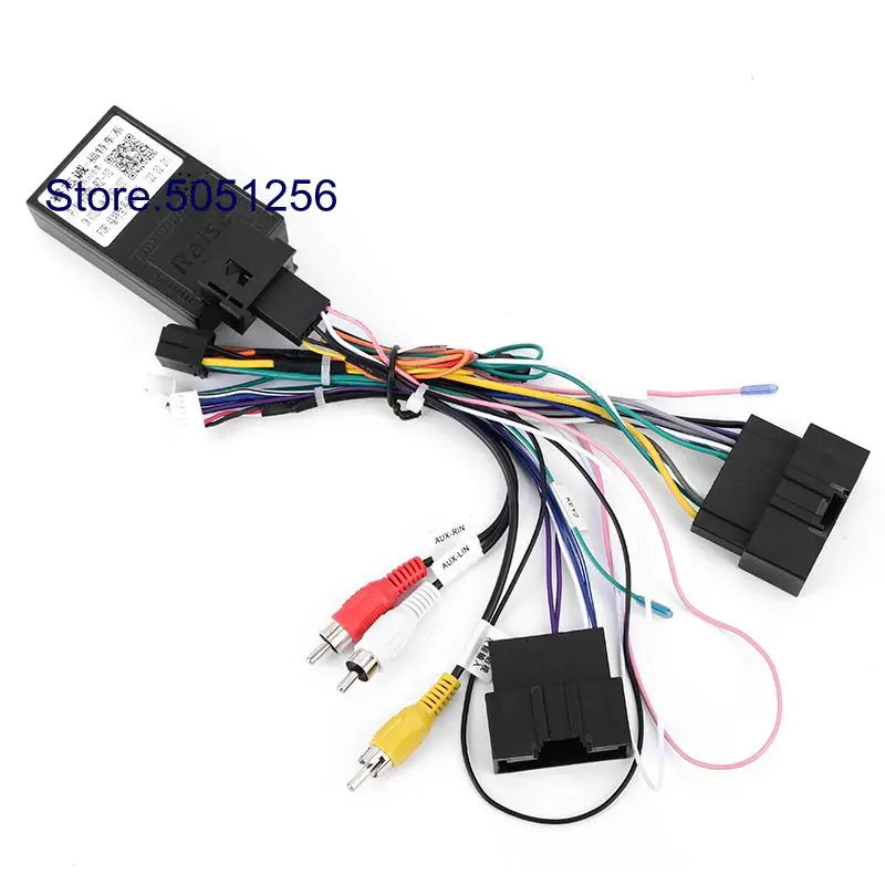 16 PIN Wiring Harness Canbus Decoder Box Raise FD-RZ-10/60 For Ford Focus 12-15 Ranger B-MAX C-MAX Car Android Stereo