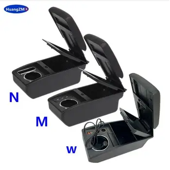 適用於菲亞特500/500c的扶手箱,適用於菲亞特CRONOS的扶手箱,帶儲物盒、USB接口和杯架,專用改裝汽車配件 6 最佳銷售 菲亞特500中央扶手 - №2