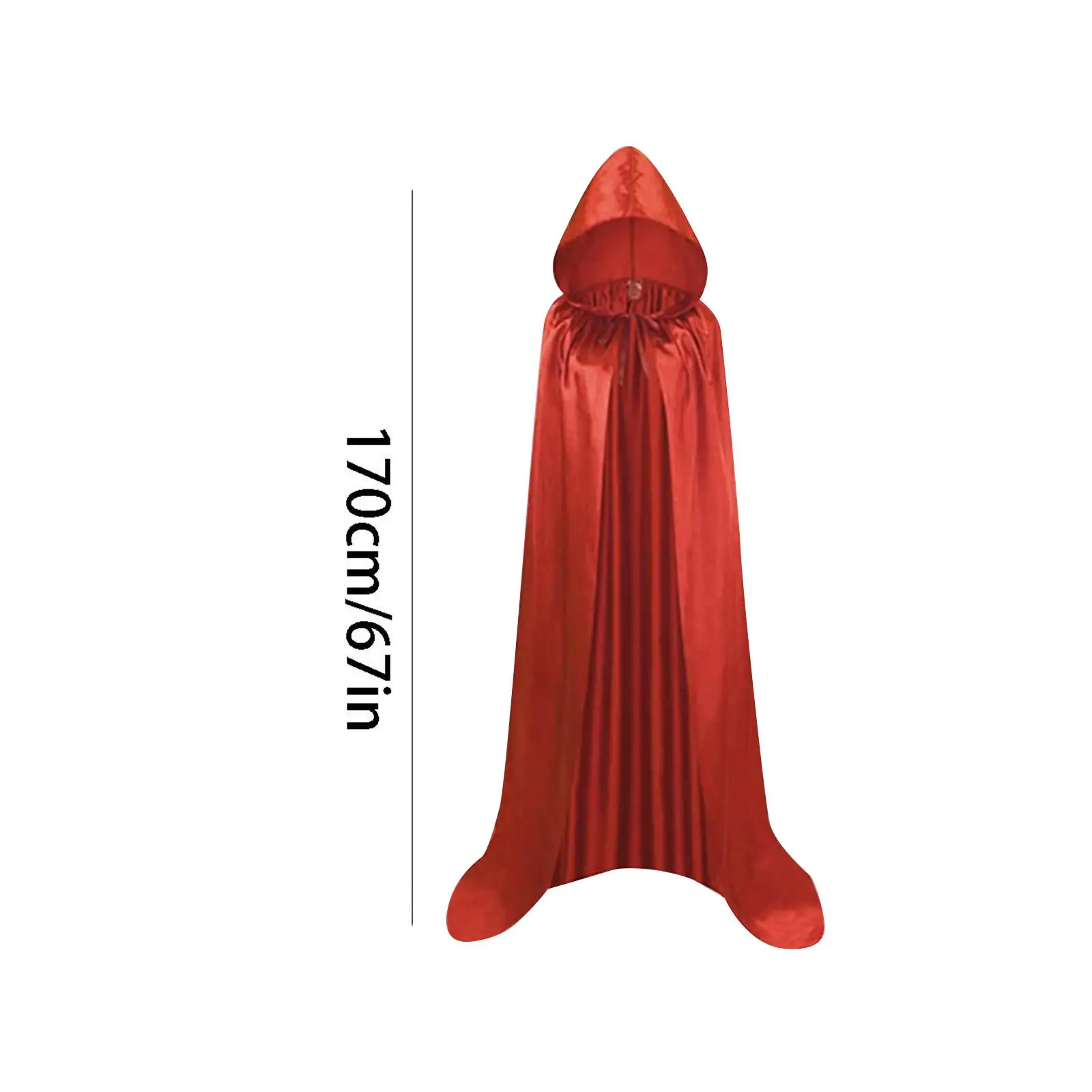 Hooded Cloak Comfortable Practical Halloween Cosplay Costume Halloween Cloak for