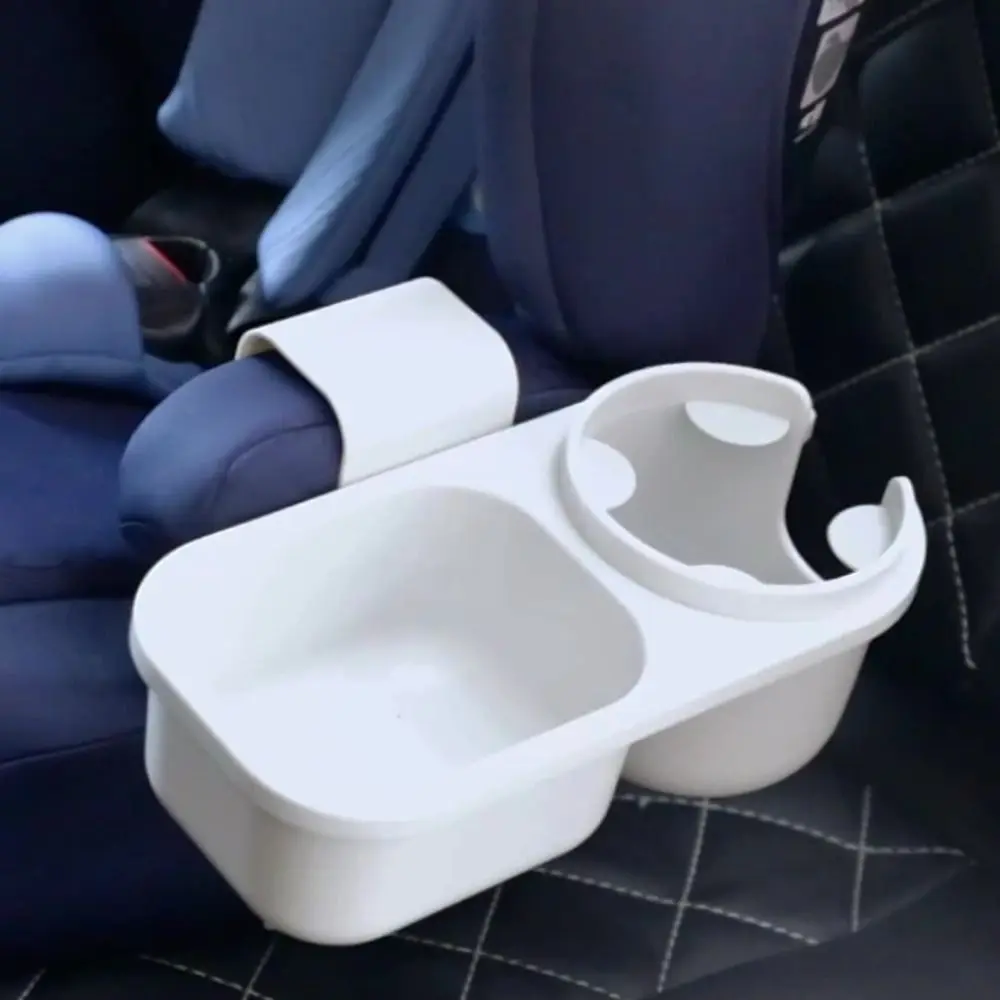 

2 in 1 Baby Stroller Cup Holder Multifunctional Water cup, milk bottle Coffee Holder Snack Box for Baby Stroller Accessoris