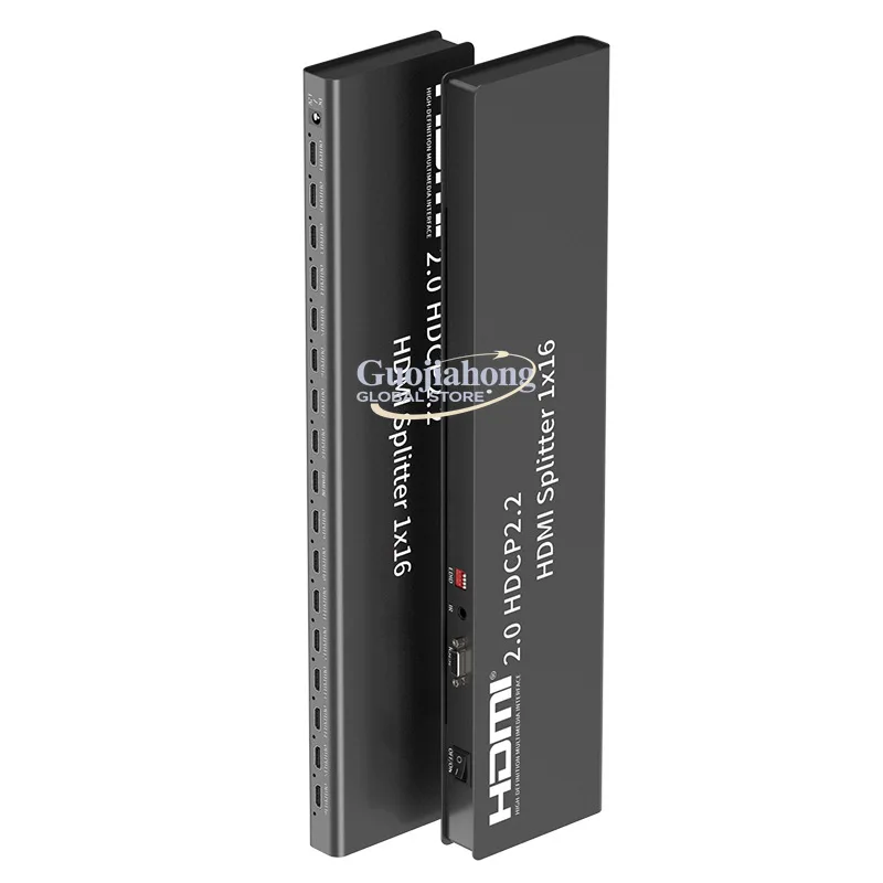 

eKL-UH161 HD&MI2.0 HD-сплиттер 1 вход 16 выходов для подключения ноутбука к видеоэкрану или телевизору