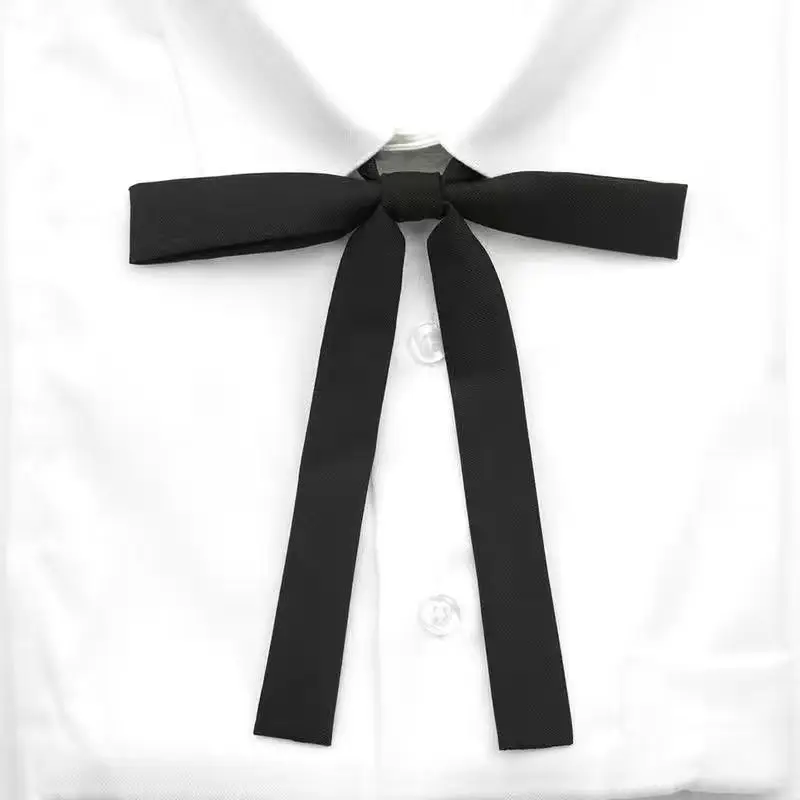 2 قطعة ربطة القوس فيونكة ريشة المرأة JK موحدة بلون زي مدرسي اكسسوارات بحار موحدة القوس الديكور نمط الكلية