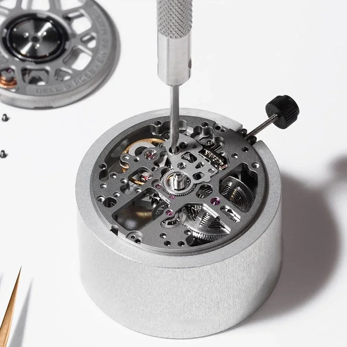 Mod Base Repair Assembly Tools NH35 NH34 Watch Movement Holder Bracket Fits NH36 7S26 4R35 4R36 8215 2824 2836 Movement SKX007