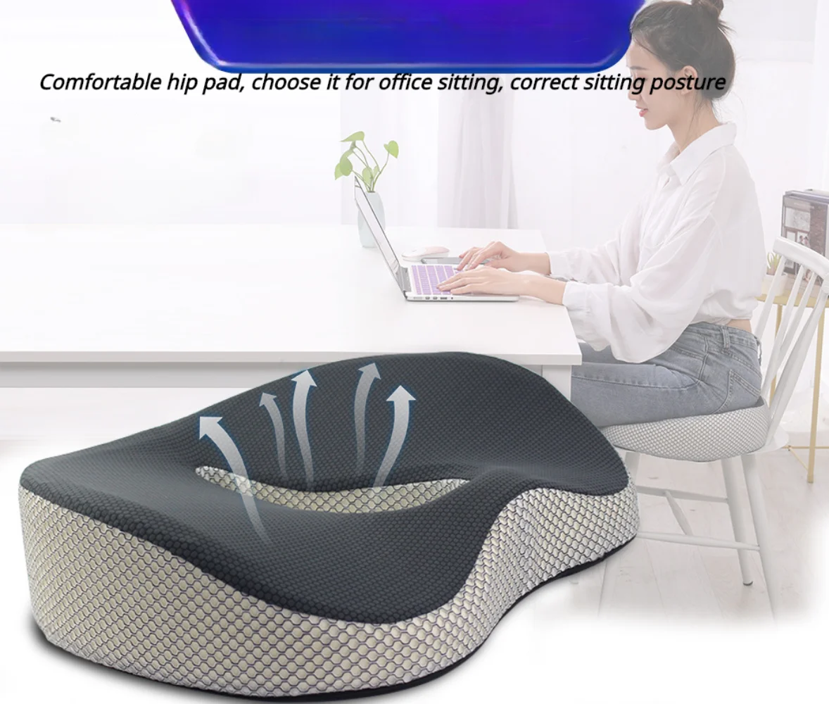 

Hot Memory Cotton Cushion Hemorrhoids Cushion Office Home Seat Hip Mat