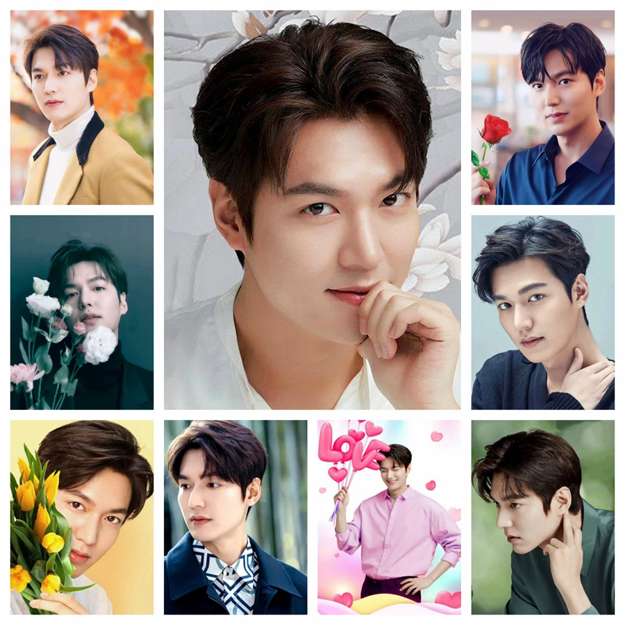 

Lee Min Ho Korean Actor 5D DIY Diamond Painting Famous Drama Star Portrait Crystal Cross Stitch Mosaic Home Decor Gift