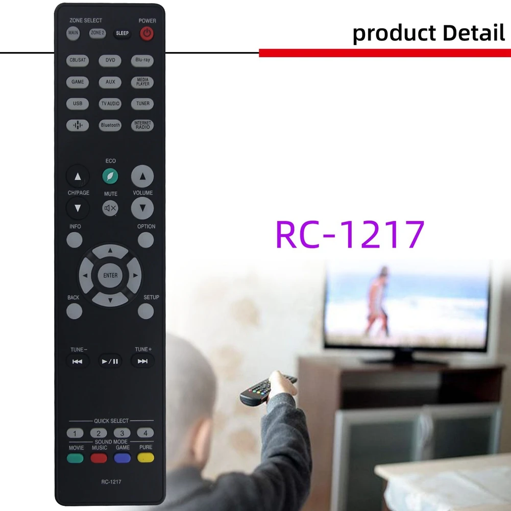 RC-1217 Remote Control Replace for Denon AV Receiver