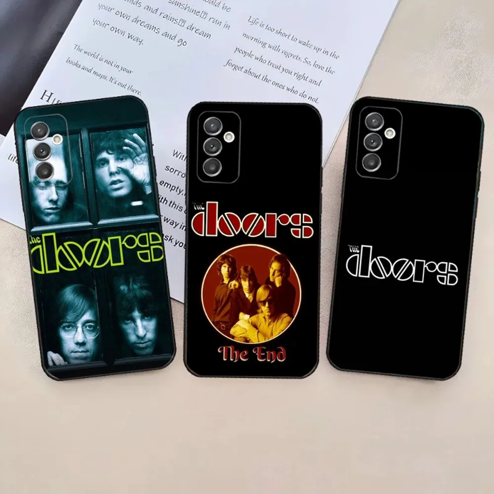 The Doors Band  Phone Case For Samsung Galaxy A20,A21s,A22,A31,A32,A52,A53,A72,73,A80,A91 Soft Black Phone Cover