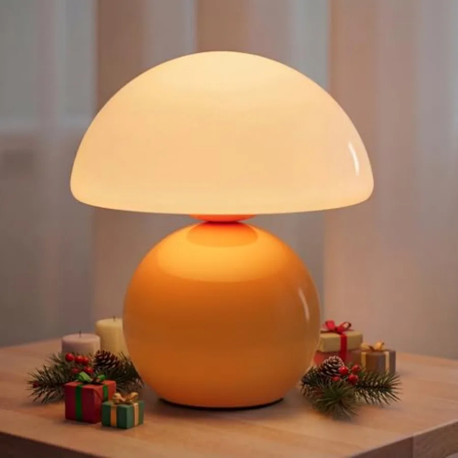 

Mushroom Lamp Table Lamp for Bedroom, Portables Cordless Table Lamp, Wireless lamp, Small Bedside Table Touch Lamps for Living