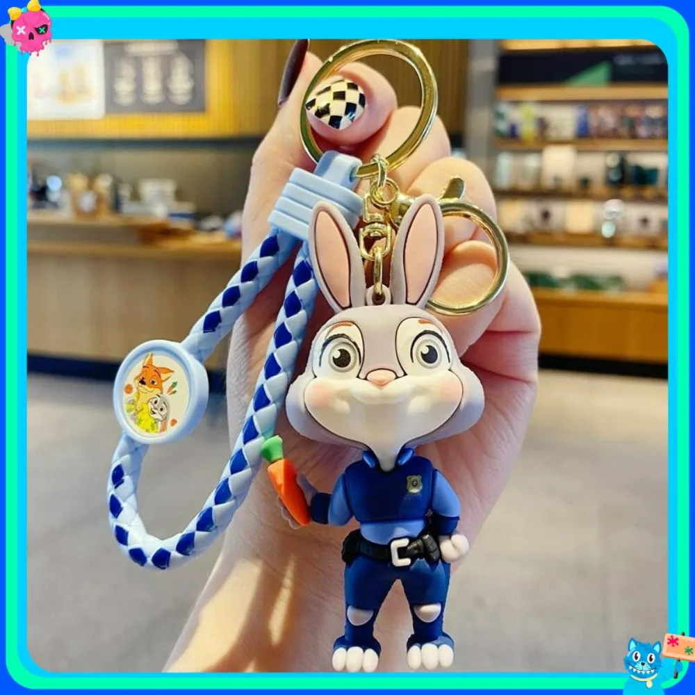 

Брелок-фигурка из аниме «Зоотопия 2», милая ПВХ-кукла, подвеска для ключей от машины, модный аксессуар для сумки, лучший подарок для неё