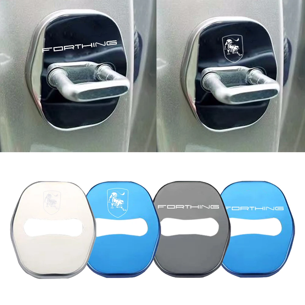4pcs Car Door Lock Buckle Protection Cover Anti-rust Waterproof for Dongfeng Forthing T5 EVO Car Door Lock Buckle Accessories