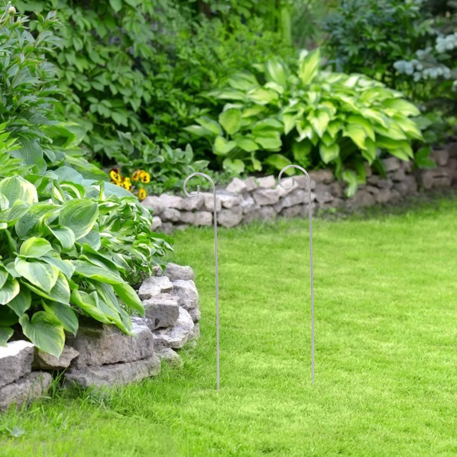 

10Pcs Garden Shepherd Hooks Metal Long-Lasting Iron Rods for Hanging Bird Feeders Plants Lanterns Outdoor Decorative Hooks