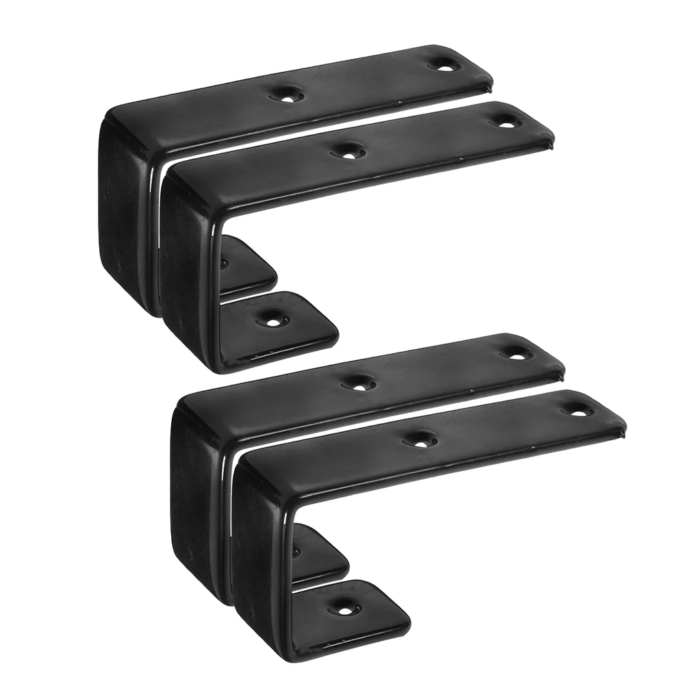 

4PCS Rubber Coated Hooks Heavy Duty Bunk Bed Ladder Pads Ceiling Giant Hooks Wall KeyHooks Reusable Safe Spacesaving