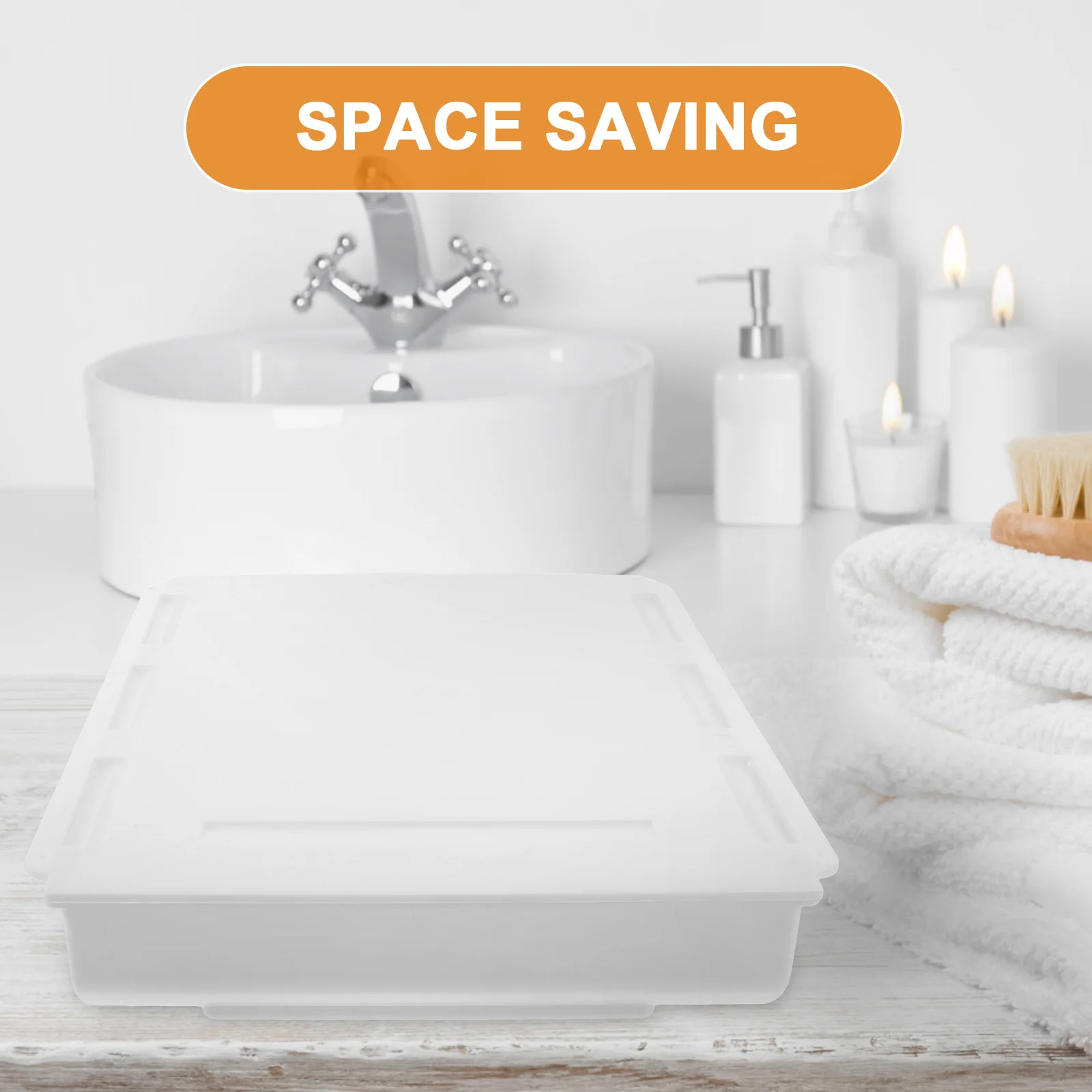 

Under Desk Organizer Box Large Capacity Adhesive Drawer For Stationery Storage Hidden Under Table Drawer Home Office