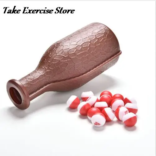 

Келли пул Настольный шейкер бутылка + пластиковые мраморные таблетки номер 1-16 Набор оптовая продажа высокое качество