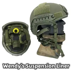 Ballistic ACH High Cut Tactical Helmet Kevla High Quality Ballistic Helmet NIJ IIIA FAST Wendy's Suspension Pad Ballistic Helmet