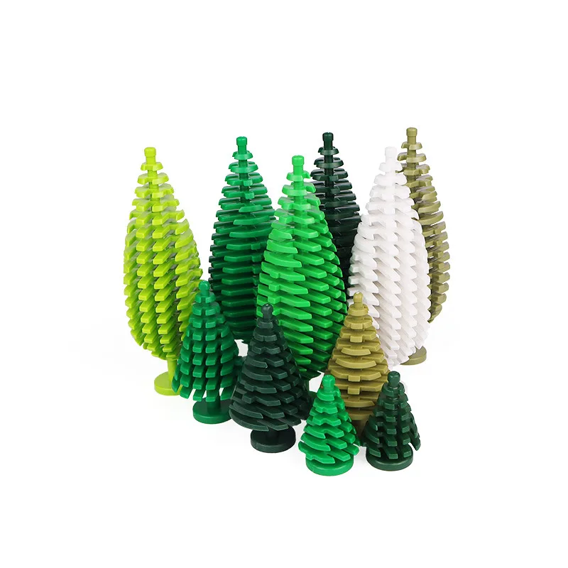 

Compatible With LEGO Small Particle Building Blocks, Pine Trees, Cypress Trees, 3778 Spruce Trees, 3471, 2435 Plant Accessories