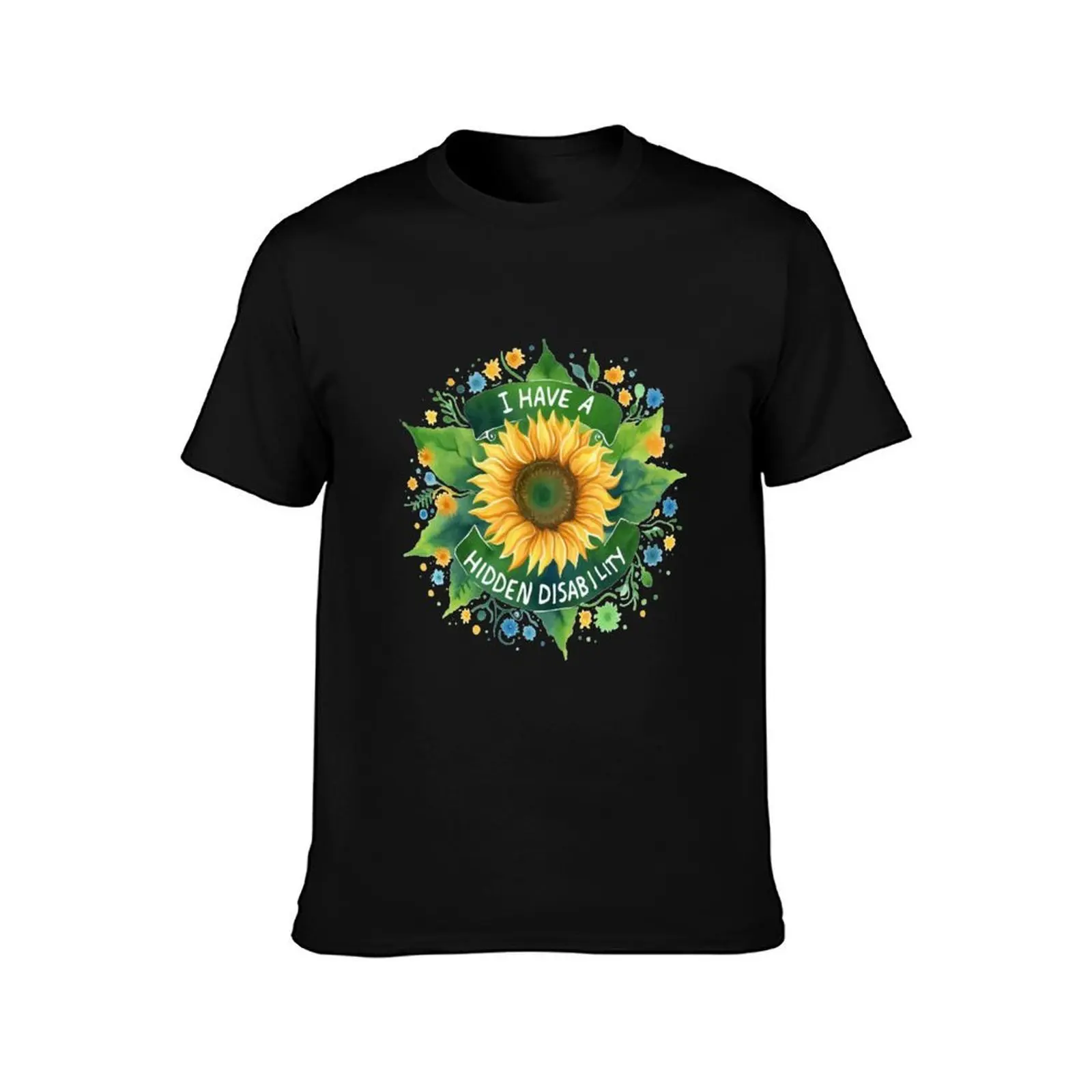 I have a hidden disability T-Shirt, Summer Casual Cotton Tee, Oversized Streetwear Tops, Vintage Graphic Print, Unisex Men Women