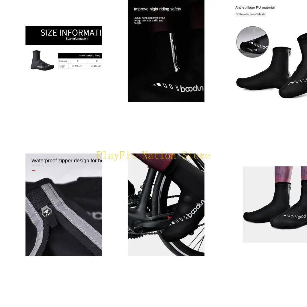 

242F Dwaterproof Shoe Cover Unisex Protective Shoes Rain Cover