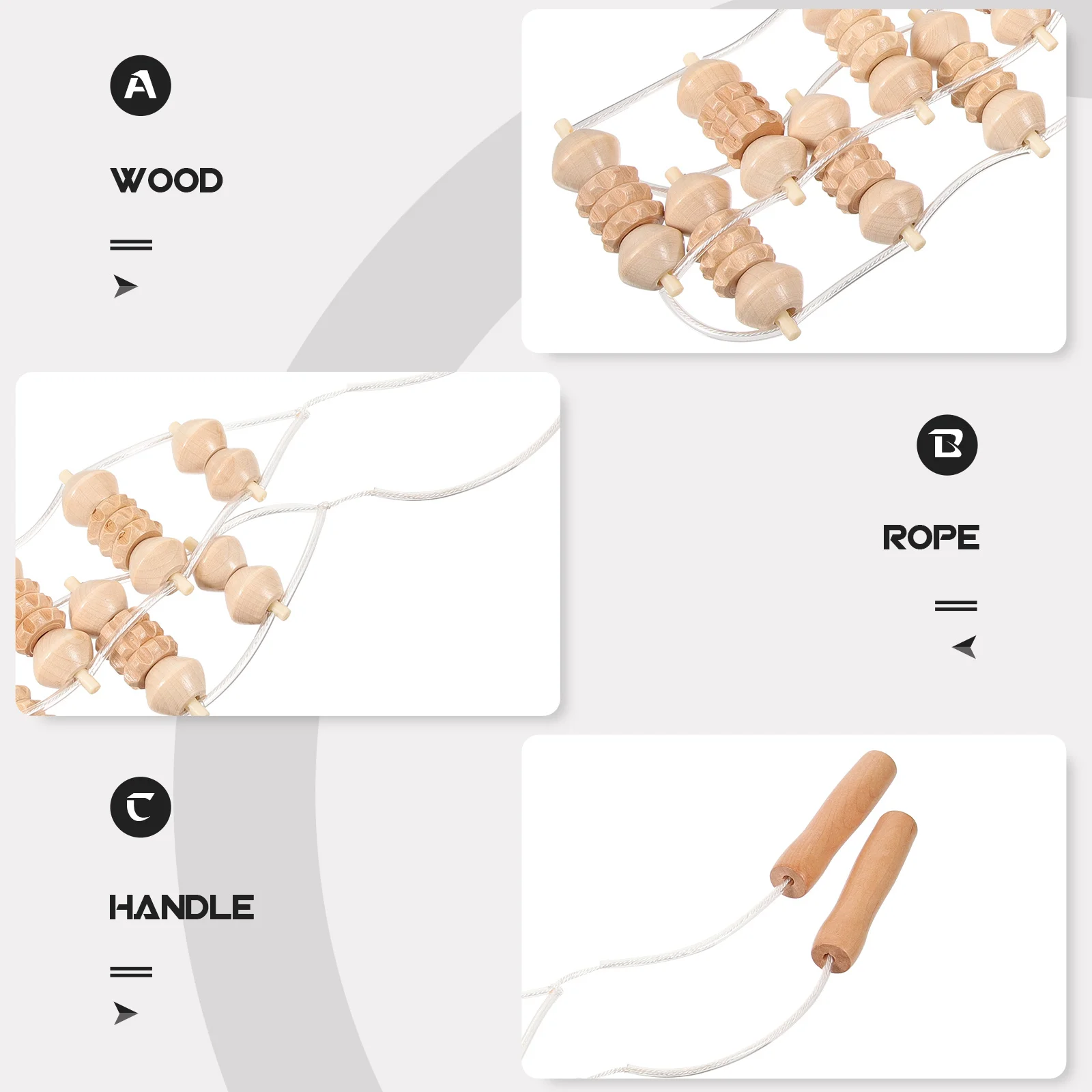 

Массажер для спины, растягивающийся ролик для домашнего спортзала, путешествий, снимает стресс, болезненность мышц, восстановление усталости, портативное массаж тела